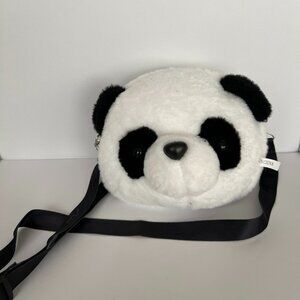 Fluffy Panda Shoulder Bag 🐼 | Adjustable Strap | Soft Plush Crossbody